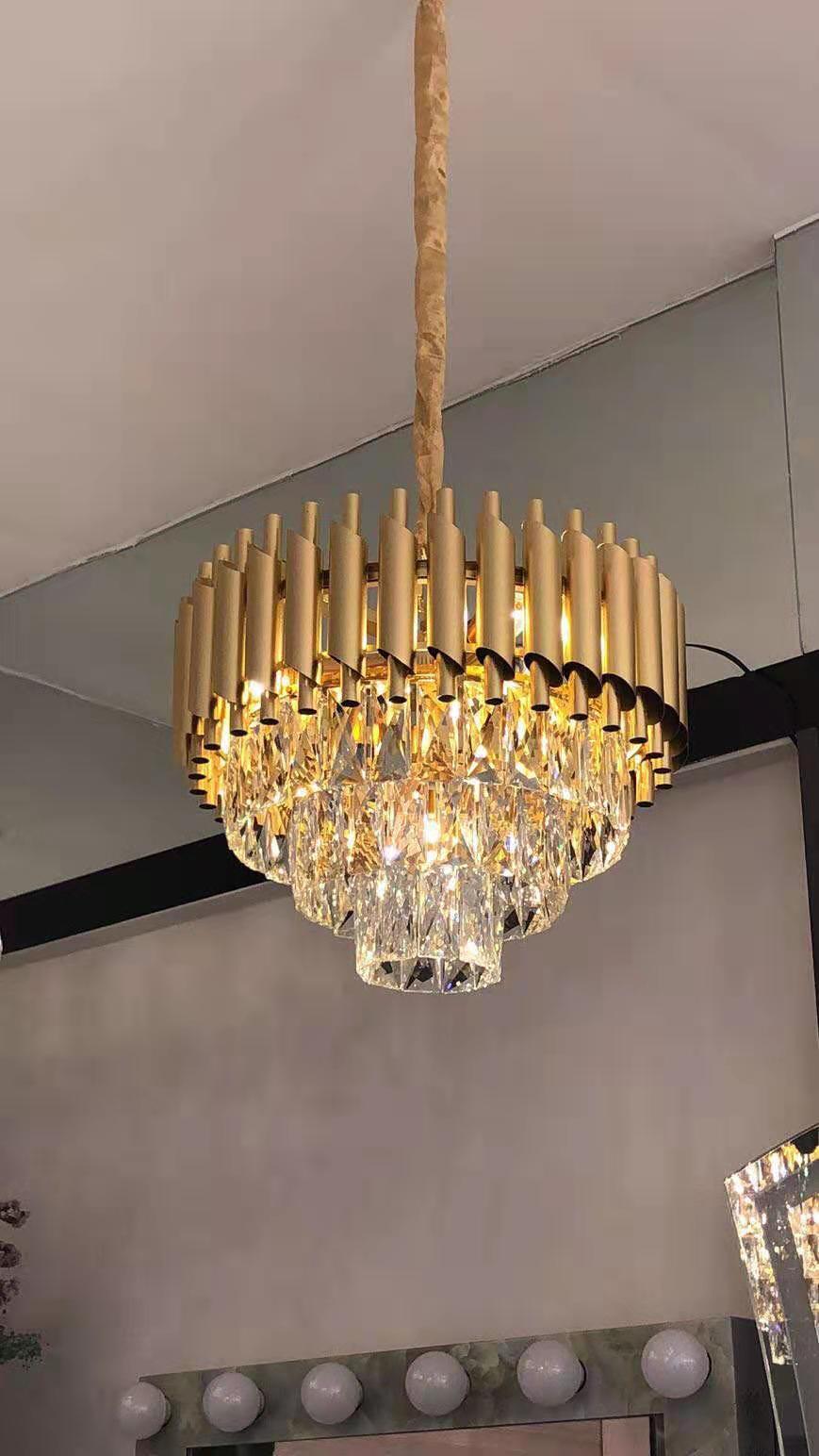 Modern LED light bulb emitting a bright, white light.